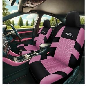AUTOYOUTH Pink Car Seat Covers - Packaged